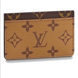 Monogram Reverse Canvas Louis Vuitton Card Holder